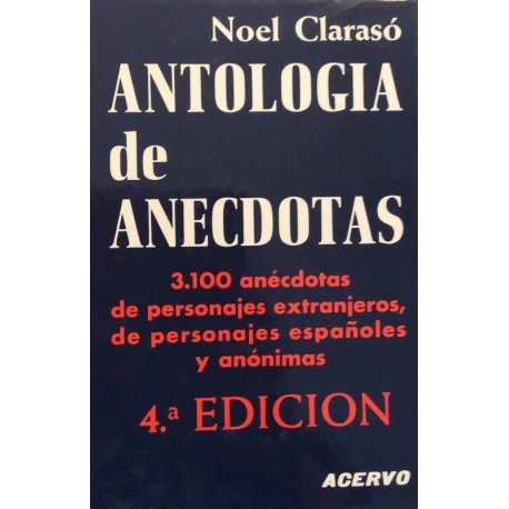 Antología de anécdotas -...
