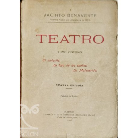 Teatro - Tomo XX-R -75907