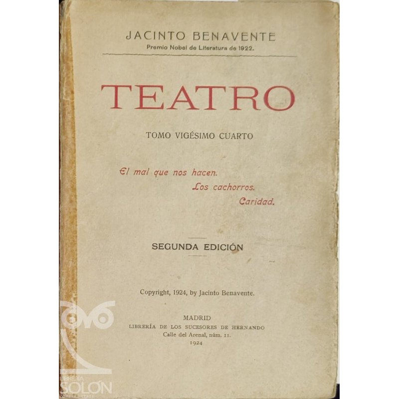 Teatro - Tomo XXIV-R -75908