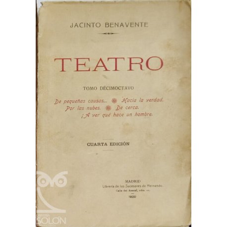 Teatro - Tomo XVIII-R -75909
