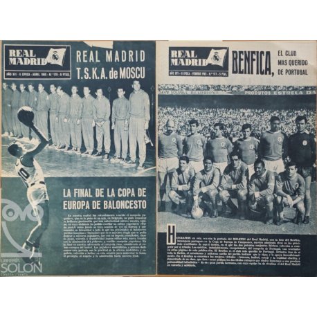 Lote 4 revistas Real Madrid...
