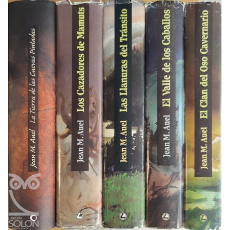 Lote 5 libros saga 'Los...