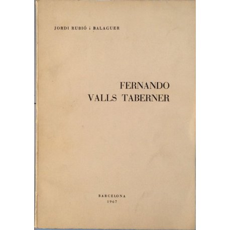 Fernando Valls Taberner -...